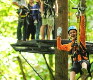 Zipline tour-spring break adventure