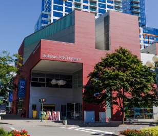 The Bellevue Arts Museum Entrance