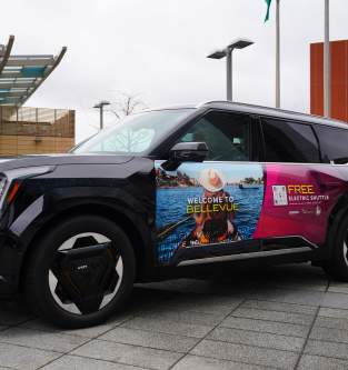 BellHop Fleet - KIA EV9 Free Electric Shuttle in Bellevue