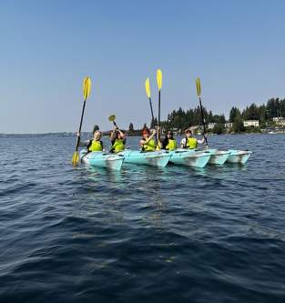 Kayaking at Meydenbauer Bay