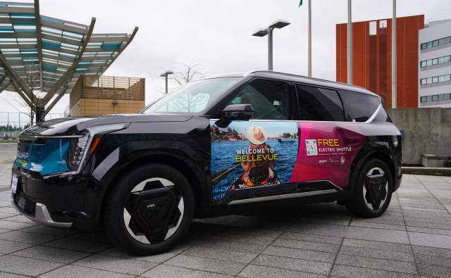 BellHop Fleet - KIA EV9 Free Electric Shuttle in Bellevue