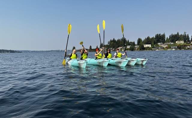 Kayaking at Meydenbauer Bay