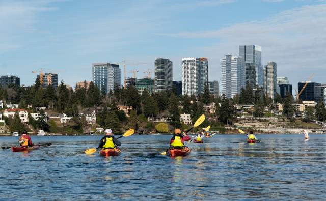 Best kayak rentals Bellevue