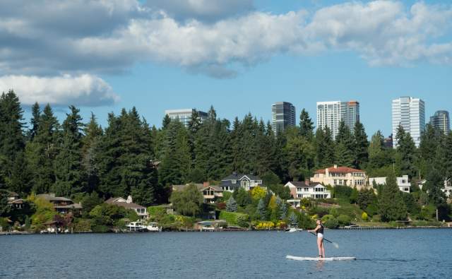 Bellevue Skyline & Lake Washington