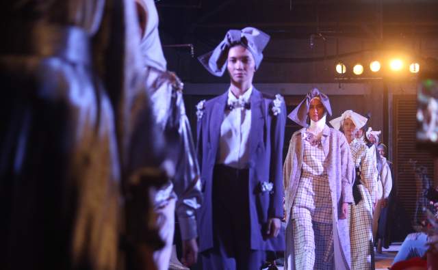 Models walking during Fashion Week