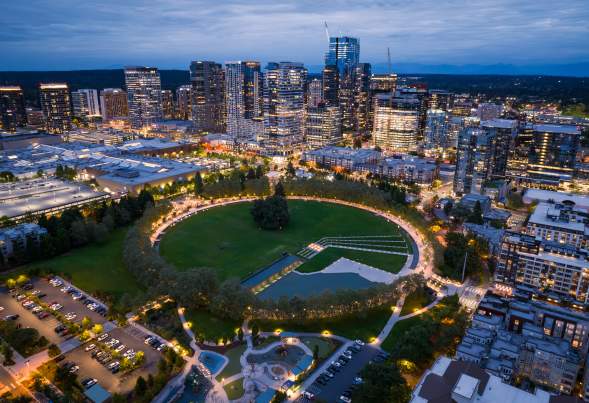 Bellevue Skyline at Night