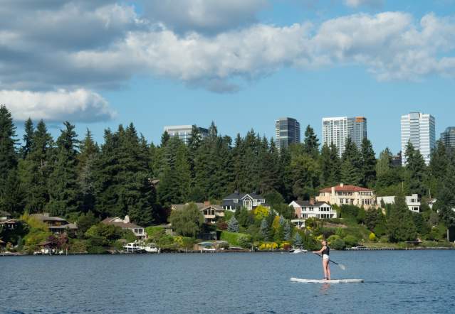 Bellevue Skyline & Lake Washington