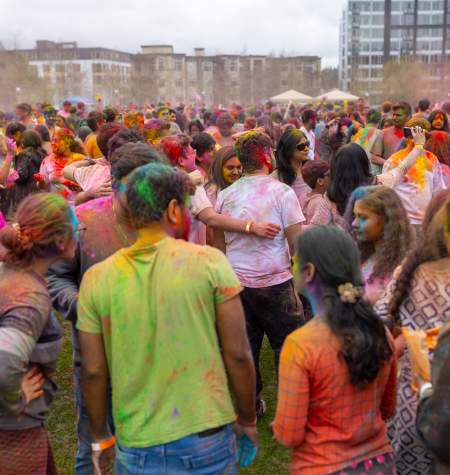HOLI Festival of Colors Bellevue Downtown Park