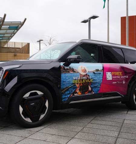 BellHop Fleet - KIA EV9 Free Electric Shuttle in Bellevue