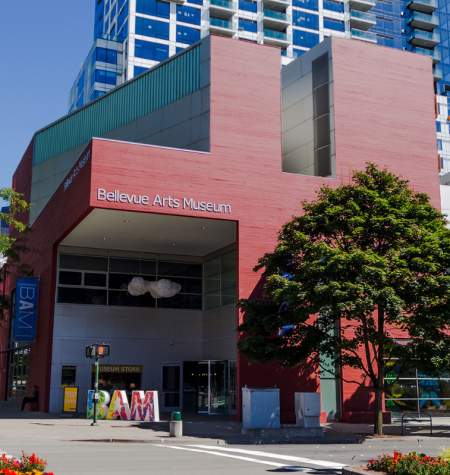 The Bellevue Arts Museum Entrance
