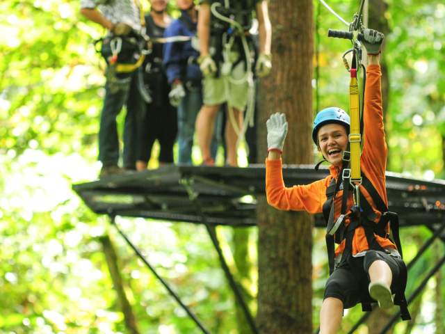 Zipline tour-spring break adventure