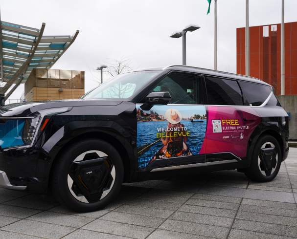 BellHop Fleet - KIA EV9 Free Electric Shuttle in Bellevue