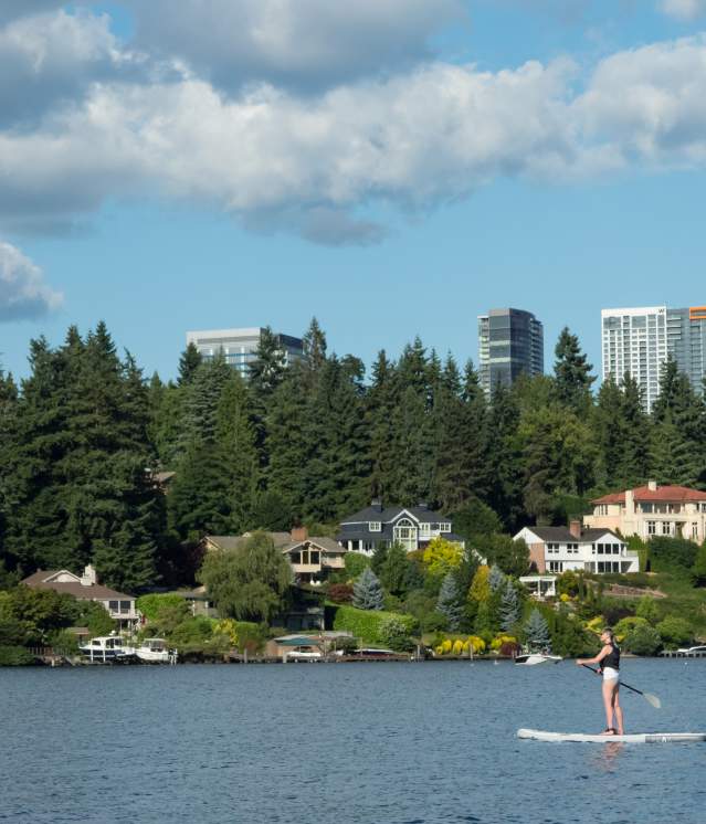 Bellevue Skyline & Lake Washington