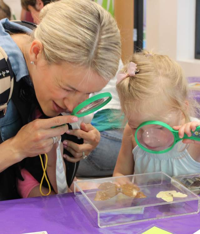 KidsQuest Children's Museum Mom & Daughter