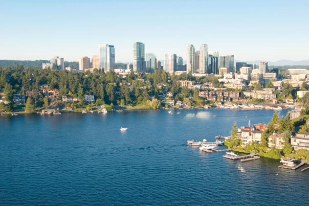 Bellevue Downtown - Lake Washington & Skyline
