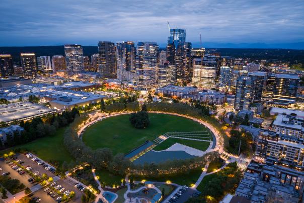 Bellevue Skyline at Night