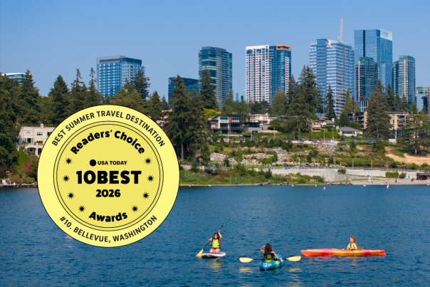 USAToday 10Best Award Bellevue Washington Summer Travel Destination