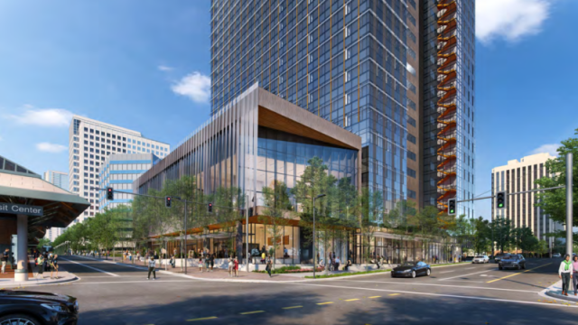 Amazon HQ building in Bellevue