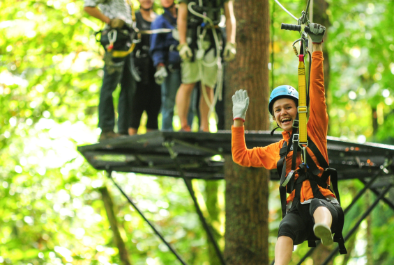 Zipline tour-spring break adventure