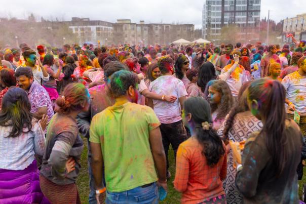 HOLI Festival of Colors Bellevue Downtown Park