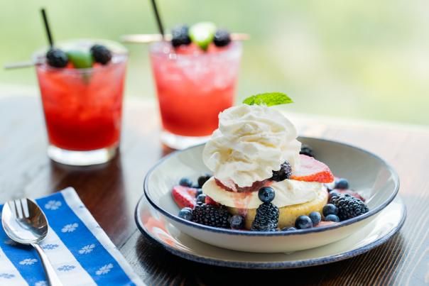 Bellevue Berry Week - Dukes Berry White Chocolate Shortcake and Wild Blackberry Margarita