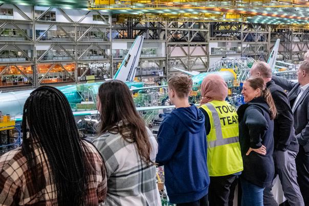 Boeing Future of Flight Factory Tour