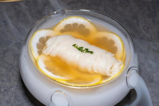 Lemon Yuzu Cold Inaniwa Udon at Itadaki