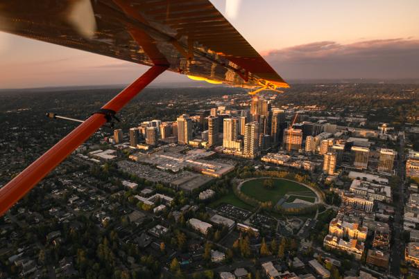 Bellevue from Seaplane