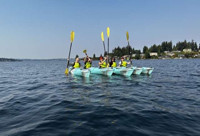 Kayaking at Meydenbauer Bay