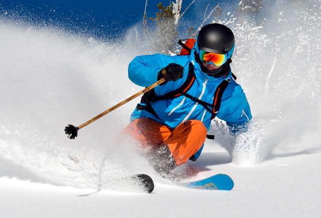 Crystal Mountain Skiier