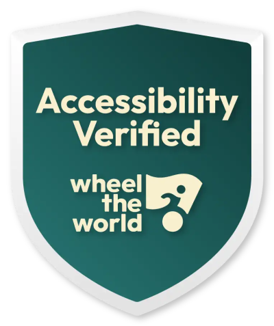 Accessibility Verified by Wheel The World logo