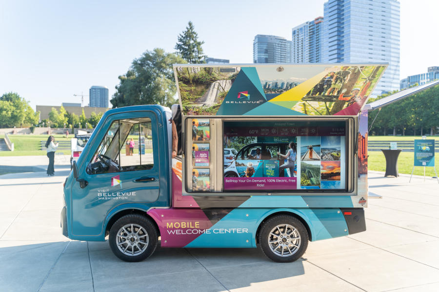 Visit Bellevue's Mobile Welcome Center