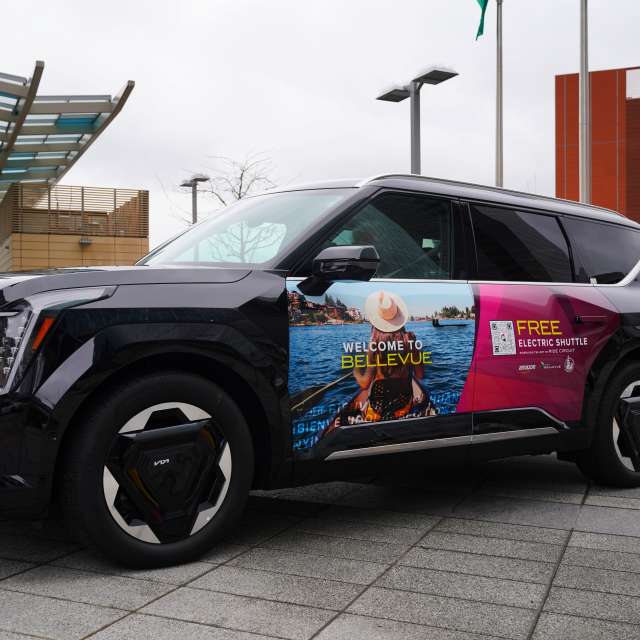 BellHop Fleet - KIA EV9 Free Electric Shuttle in Bellevue