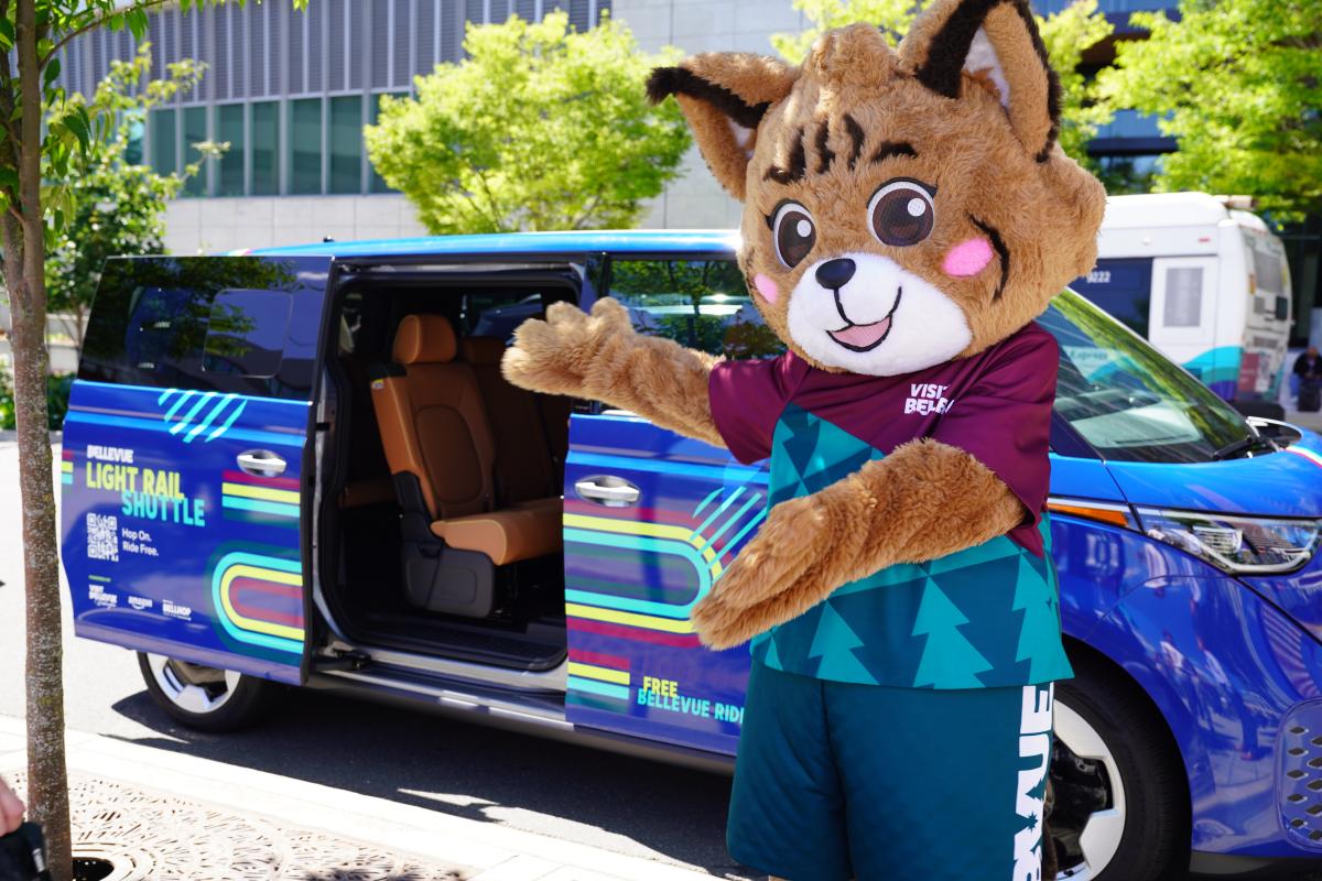 Bellevue's Light Rail Shuttle Pilot Program Launches