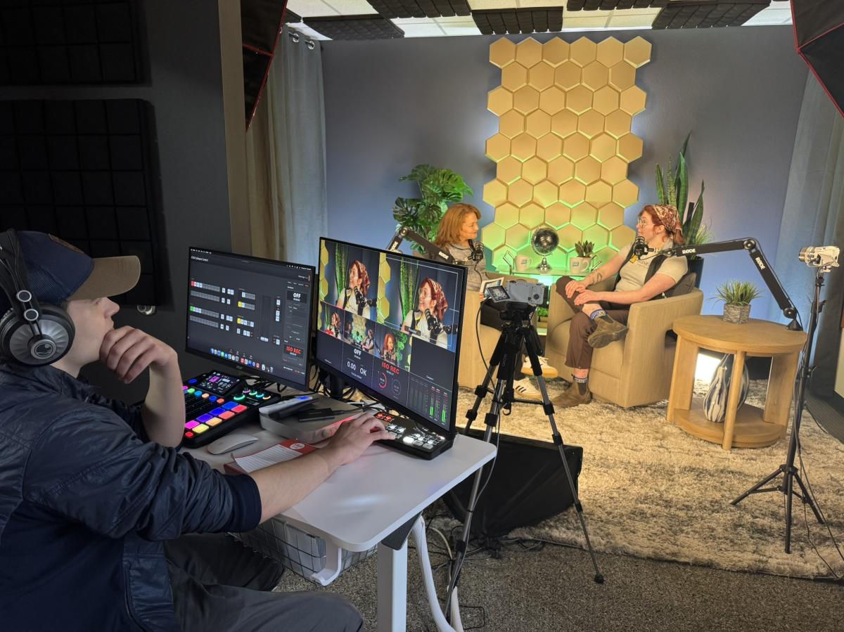 Bellevue Bound is produced by Just Talk Studios, in Bellevue. Pictured, is a behind the scenes look at Episode 2: See You In The Trees with Bellevue Adventures.