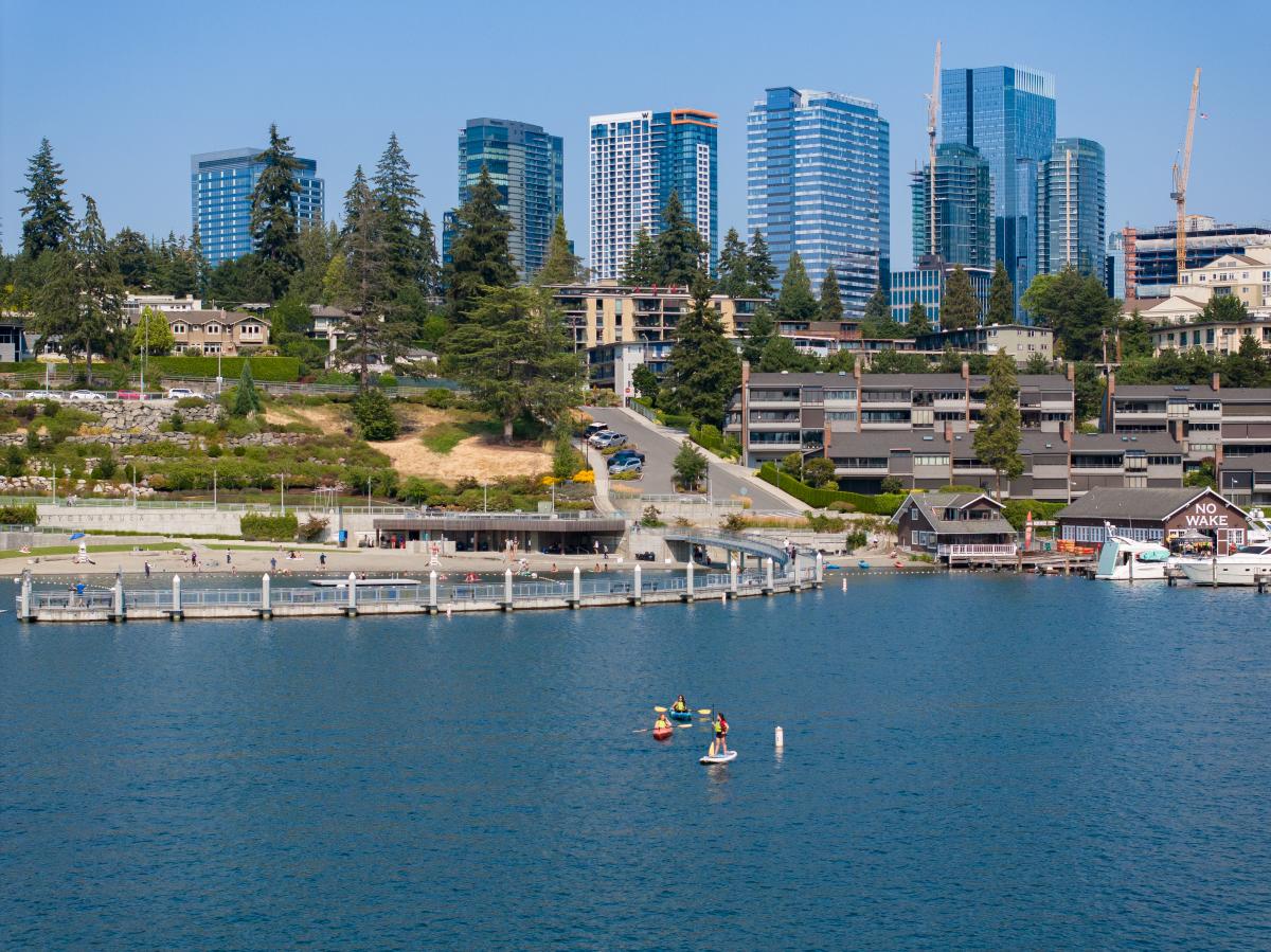 Places to paddle board in Bellevue, WA