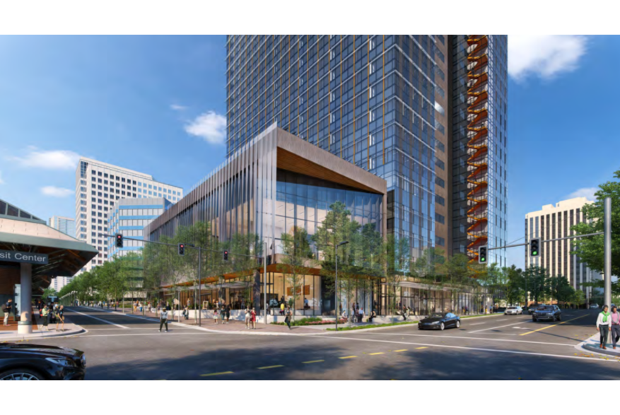 Amazon HQ building in Bellevue