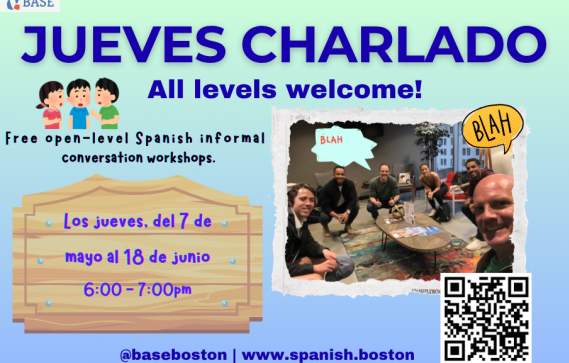 ¡Jueves Charlado!: Free open-level Spanish informal conversation