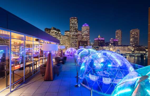 Lookout Rooftop Igloo Bar