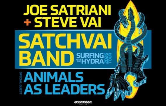 SatchVai Band Ft Joe Satriani & Steve Vai with Animals As Leaders