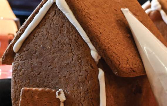 75 Chestnut Gingerbread House Party