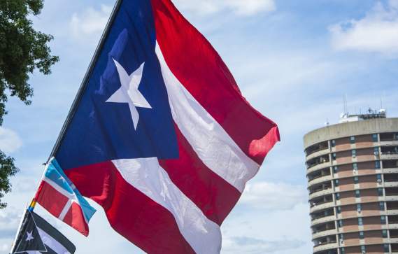 Puerto Rican Flag Raising Ceremony