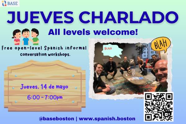 ¡Jueves Charlado!: Free open-level Spanish informal conversation