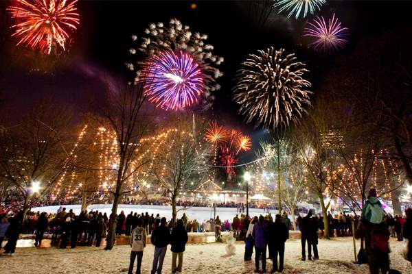 Frog Pond Skating Spectacular at First Night Boston