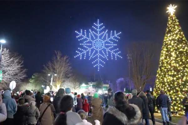 Holiday Drone Show on The Common