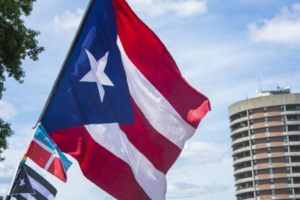 Puerto Rican Flag Raising Ceremony