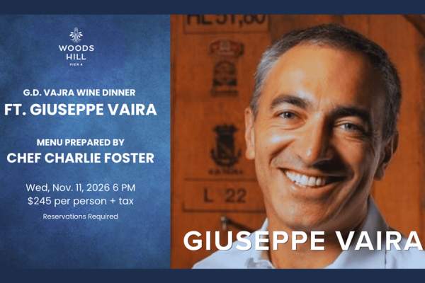 G.D. Vajra Wine Dinner with Giuseppe Vaira
