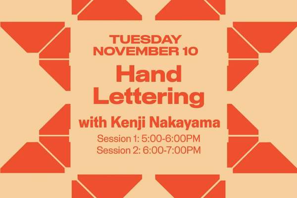 Hand Lettering with Kenji Nakayama