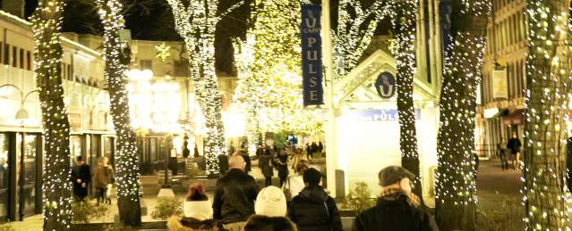 Boston Holiday Lights, Blink at Faneuil Hall
