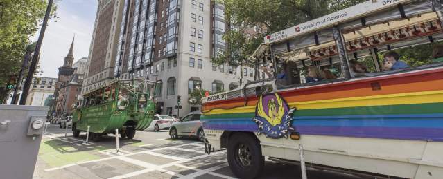 Boston Duck Tours with LGBTQ Pride Wrap